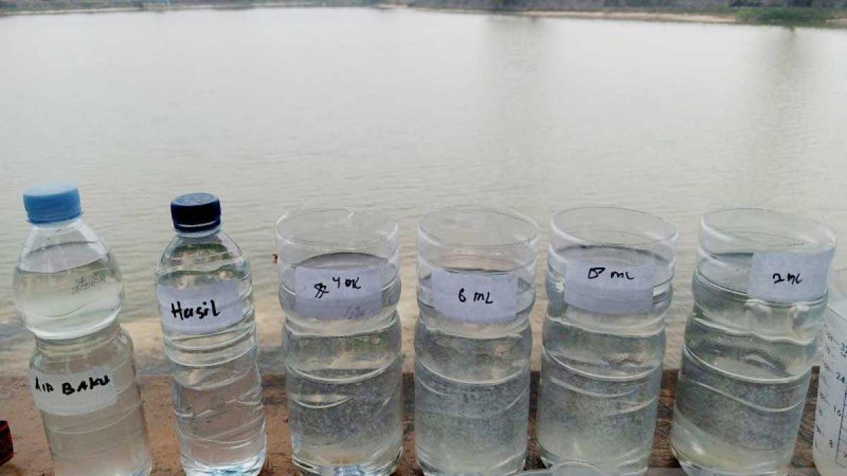 PMI Belitung Olah Air Kolong untuk Warga Terdampak Kekeringan, 12.000 Liter Disiapkan