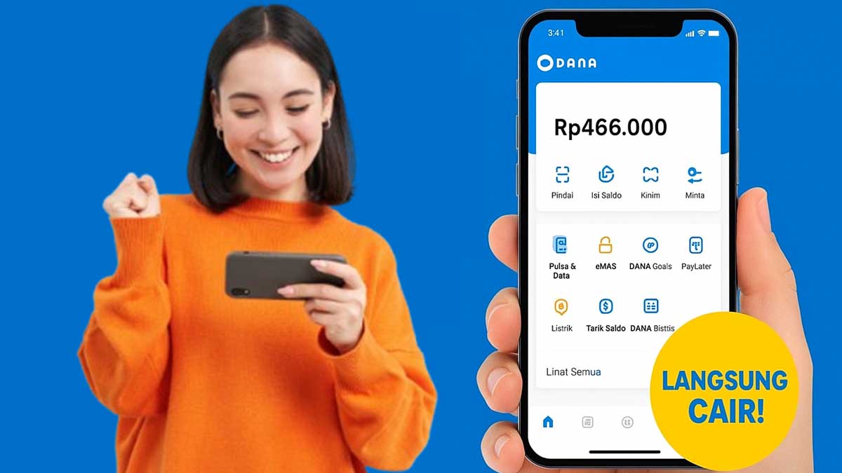 Cara Dapat Saldo DANA Rp466.000 Cuma Tukar Poin Game, Langsung Cair!