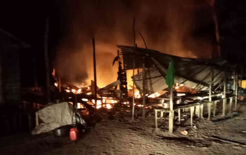 Gudang Ikan Asin di Desa Tanjung Binga Terbakar, Penyebab Kebakaran Masih Misteri