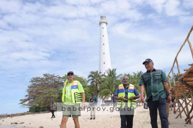 Keindahan Pulau Lengkuas Belitung Membuat Para Delegasi G20 DMM Kagum