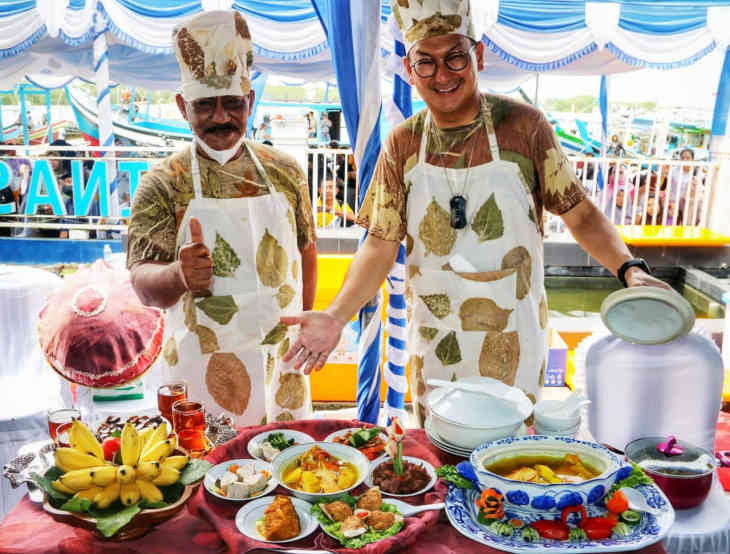 Keseruan Ketika Bupati dan Wakil Bupati Belitung Lomba Masak Gangan Ikan, Siapa Juaranya?