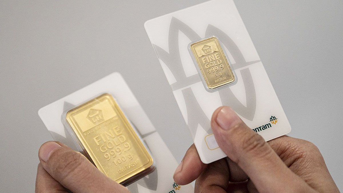 Emas Antam Turun Lagi, Cek Daftar Harga Rabu 18 Februari 2026