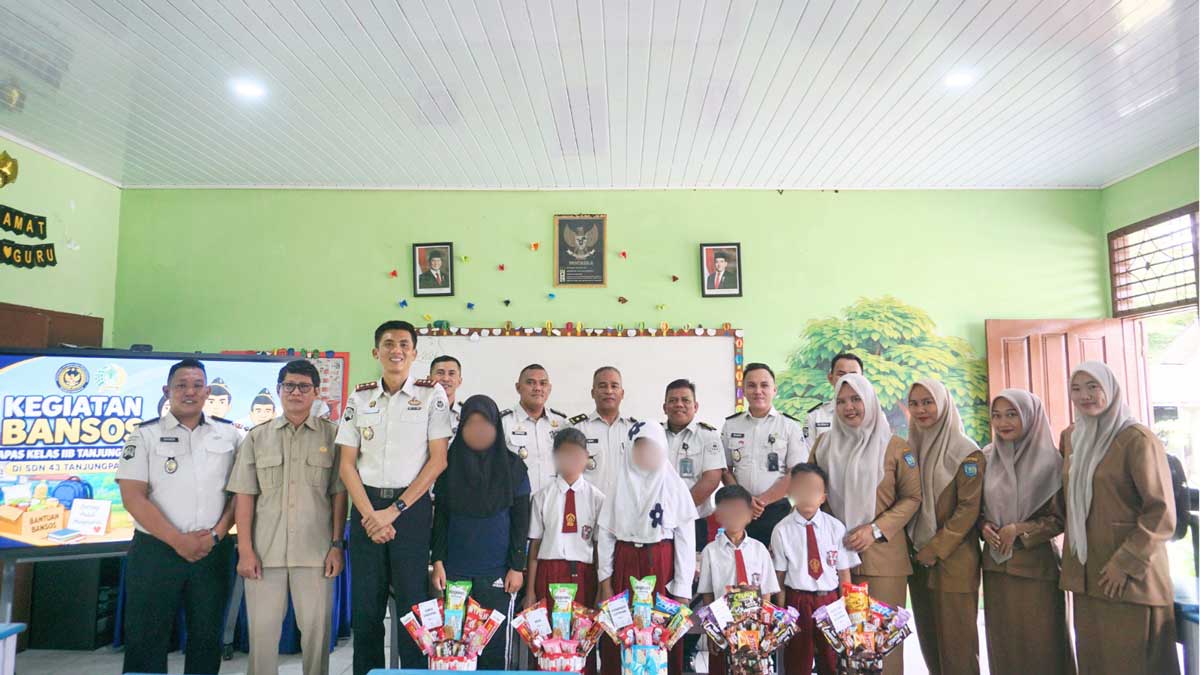 GEBER PAS Lapas Tanjungpandan Bantu Siswa Kurang Mampu di SDN 43
