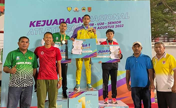 Atlet PASI Beltim Juara 3, di Kejurnas Atletik Semarang Jawa Tengah