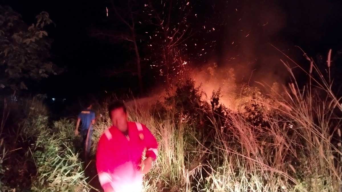 Karhutla Kembali Ancam Belitung, Api Nyaris Merambat ke Perumahan