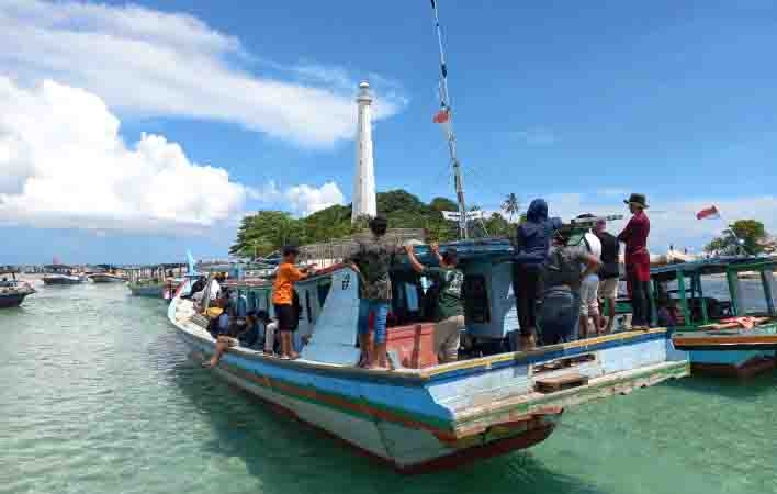 Pulau Lengkuas Masih Jadi Destinasi Favorit Libur Lebaran 
