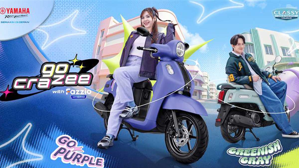 Yamaha Fazzio Hybrid 2026 Resmi Meluncur, Ini 4 Warna Baru dan Daftar Harganya