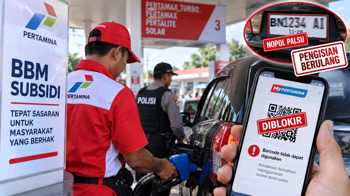 2.000 Barcode BBM Subsidi Diblokir Pertamina Babel, Modus Nopol Palsu Terungkap