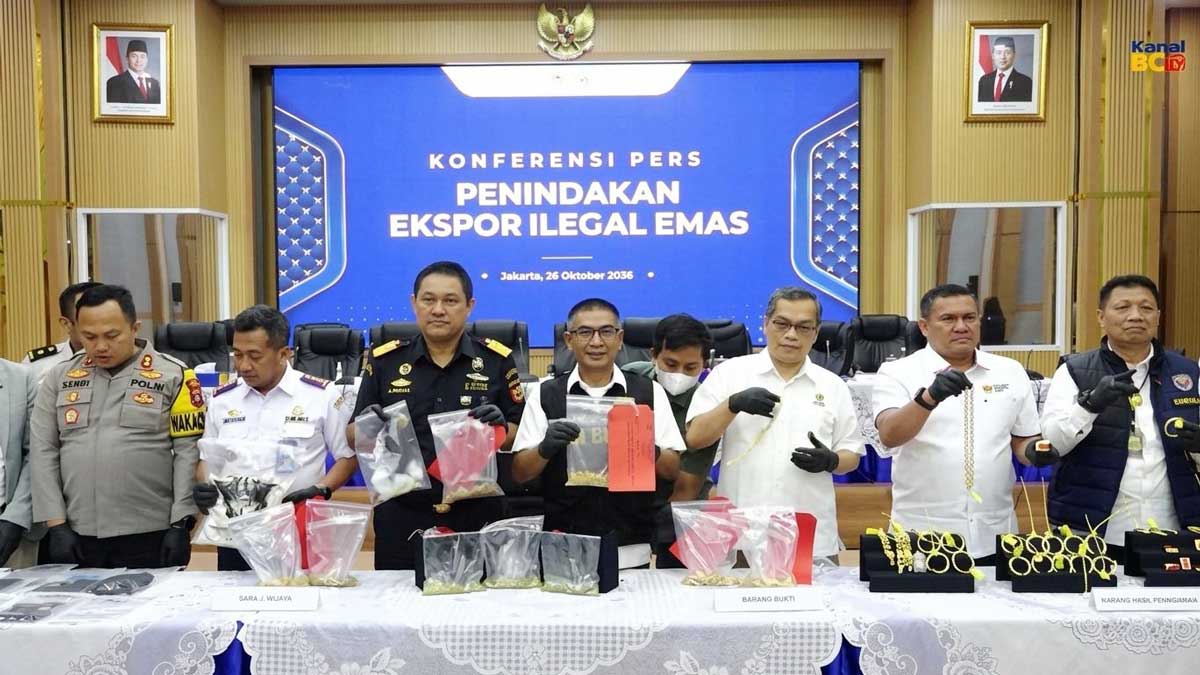 Bea Cukai Gagalkan Ekspor Ilegal 25,88 Kg Emas Rp61,95 Miliar di 5 Bandara