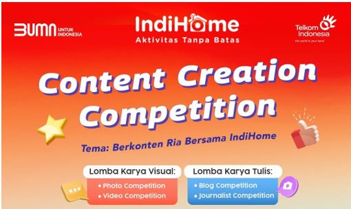 Kreator konten Bisa Unjuk Gigi, IndiHome Gelar Content Creation Competition Berhadiah Rp165 Juta