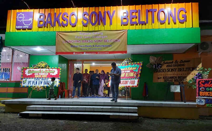 Populer di Lampung, Bakso Sony Belitong Hadir di Kota Tanjungpandan