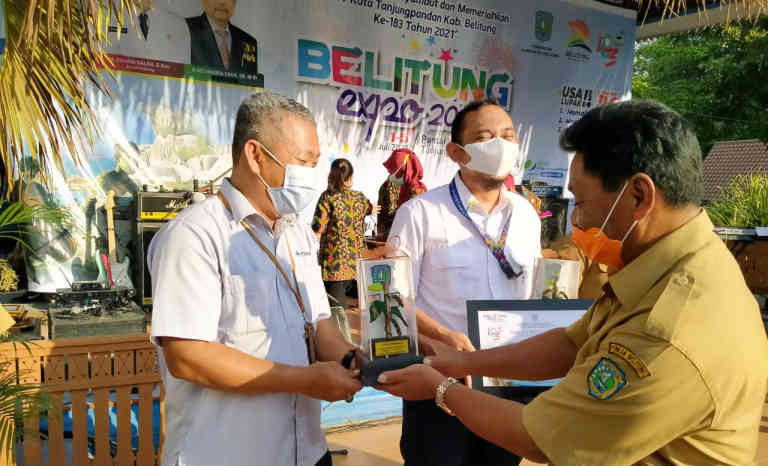 PT Timah Jadi Salah Satu Stand Terbaik di Belitung Expo 2021