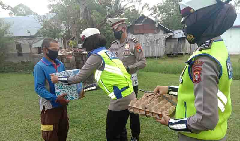 Satlantas Perluas Sasaran Bantuan Masyarakat Terdampak Covid-19