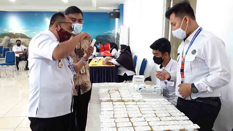 Tes Urine di KPP Pratama Tanjungpandan, 82 Pegawai Negatif Narkoba