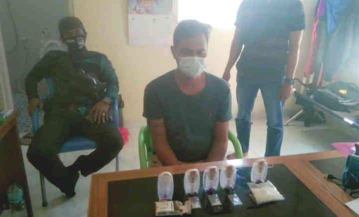 Jajaran Polres Belitung Amankan 45 Gram Sabu dari Tersangka Yopi