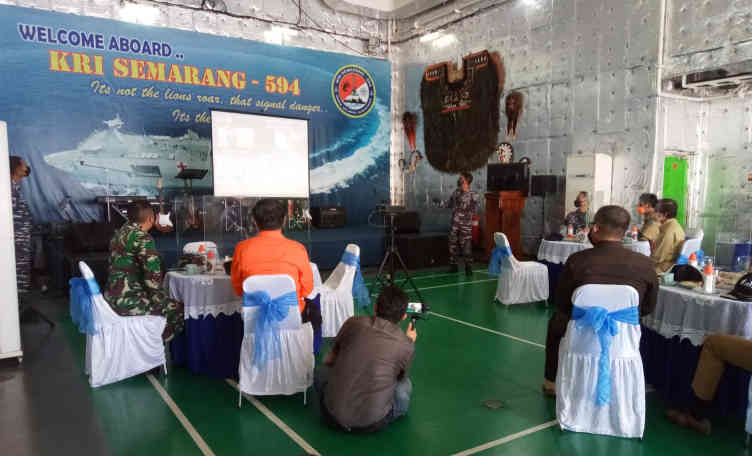 KRI Semarang Berada di Belitung Sampai Pasokan Oksigen Stabil