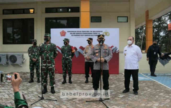 Evaluasi Covid Babel, Panglima TNI & Kapolri Tekankan 4 Perintah Presiden