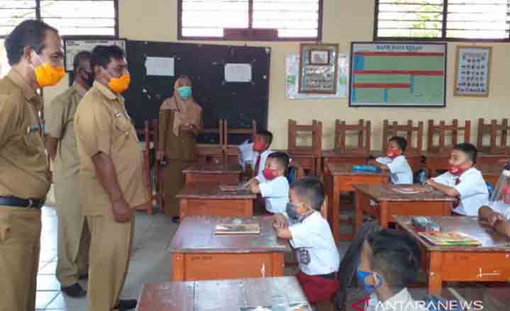 Di Belitung Mulai Sekolah Tatap Muka Secara Terbatas