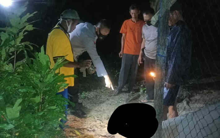 Teganya Bayi Laki-laki Baru Lahir Dibuang di Kecamatan Membalong