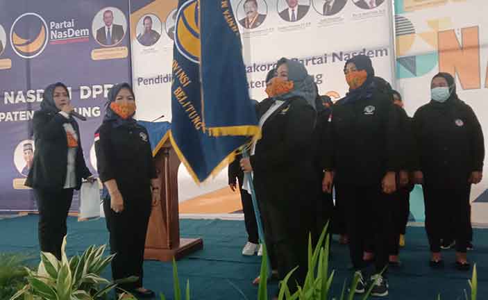 Eliza Jabat Ketua DPD Garnita Malahayati NasDem Belitung