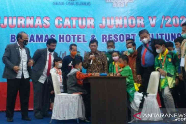 271 Peserta Ikuti Kejurnas Catur Junior 2021 di Belitung