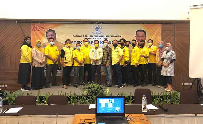 Golkar Babel Targetkan 20 Persen Anggota Memiliki KTA dari Jumlah DPT