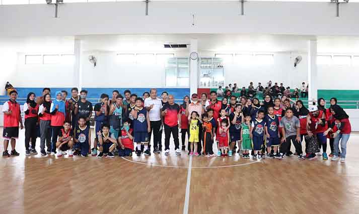 Fun Game Asakkawa Basketball Academy Resmi Dibuka GOR BMNL Pangkalpinang