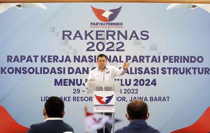 Rakernas Perindo Serukan Ikrar 2024, Matangkan Strategi Menang Pemilu