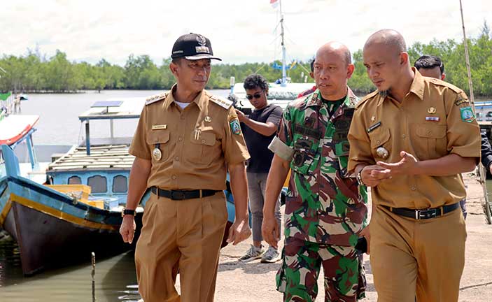 Dermaga Nelayan Mekar Jaya Memprihatikan, Bupati Cek ke Lapangan