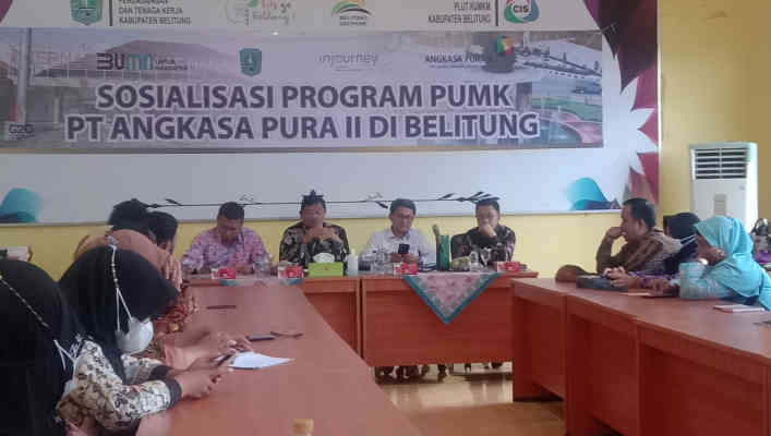 PT Angkasa Pura II Sosialisasi PUMK ke UMKM Belitung