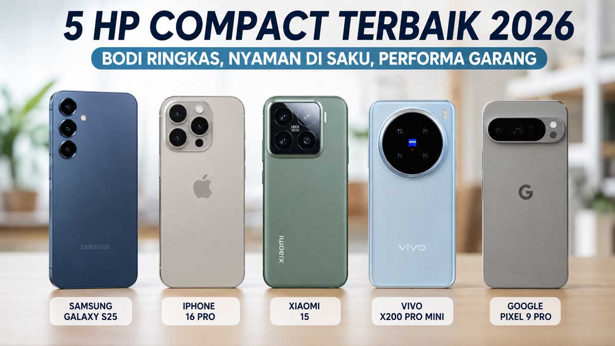 5 HP Compact Terbaik 2026, Bodi Ringkas tapi Performa Ngebut
