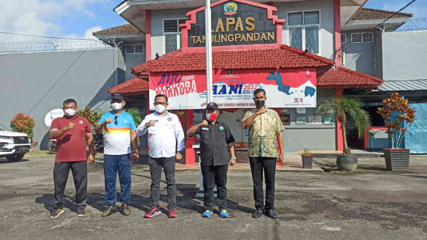 BNNK Belitung Tes Urine Pegawai Lapas Tanjungpandan, 63 Orang Negatif Narkoba