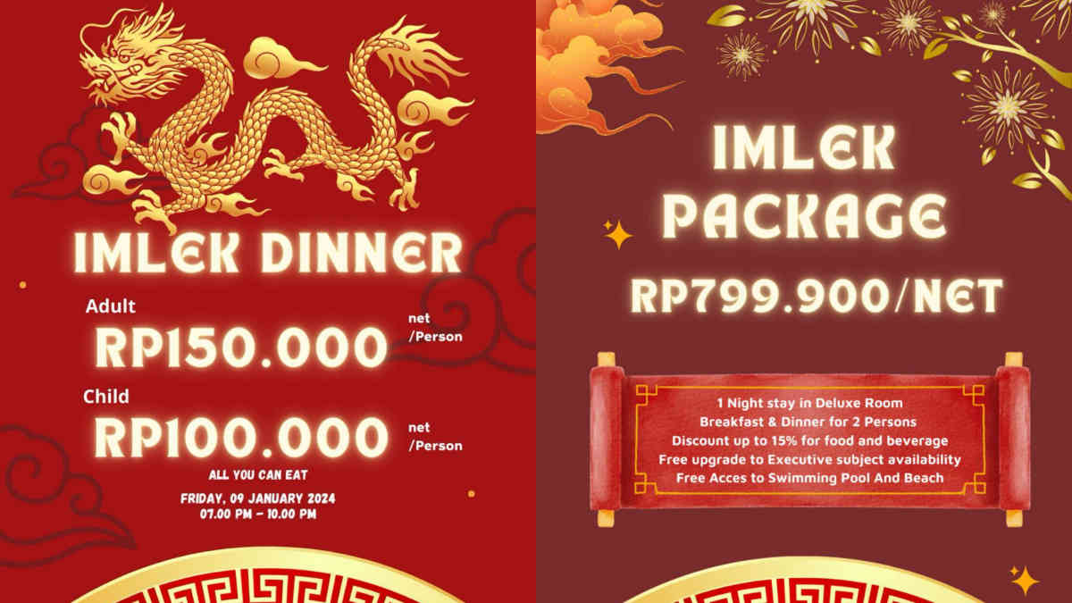 Promo Dinner Imlek 2024, Dafam Belitung Tawarkan Paket Menginap dan Makan Sepuasnya