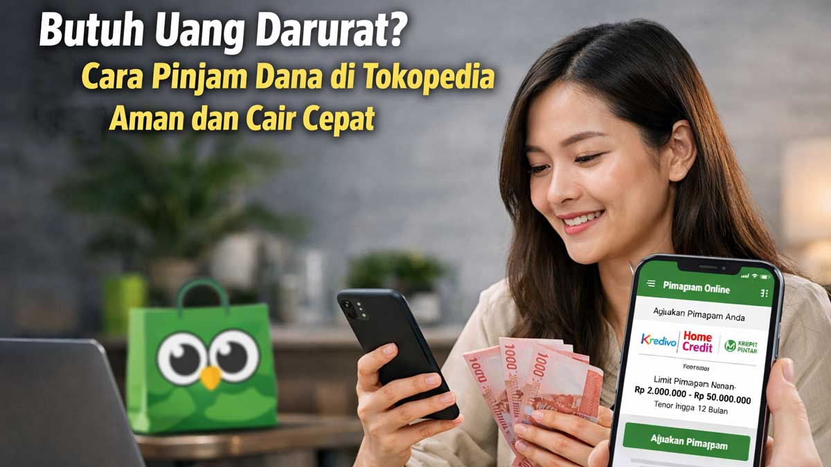 Butuh Uang Darurat? Ini Cara Pinjam Dana di Tokopedia yang Aman dan Cair Cepat