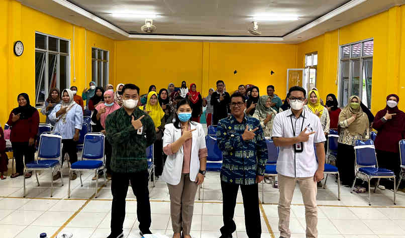 Loka POM Belitung Ikut Andil Edukasi Pencegahan Stunting, Hadir Melayani Masyarakat Dendang
