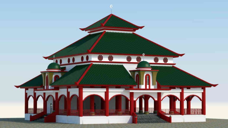 Pembangunan Masjid Laksamana Cheng Ho Babel Dimulai, Diinisiasi Mualaf Etnis Tionghoa