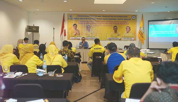 Menangkan Golkar di Pemilu 2024, BSNPG Babel Gelar Pendidikan Politik dan Penguatan Kelembagaan