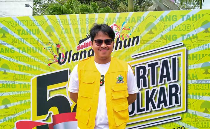 HUT ke-58 Partai Golkar, Yoga Nursiwan Makin Pererat Koordinasi Golkar Belitung