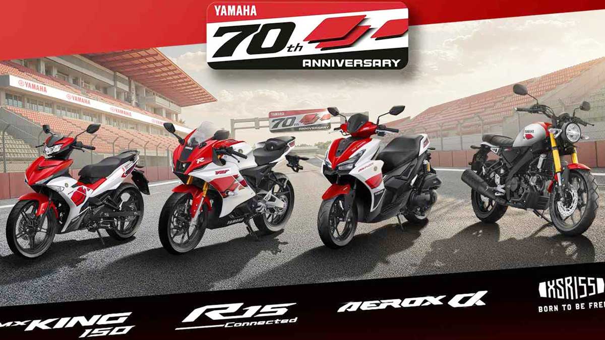 Yamaha Rilis 4 Motor Livery 70th Anniversary, Ini Harga Lengkap di Indonesia 2026