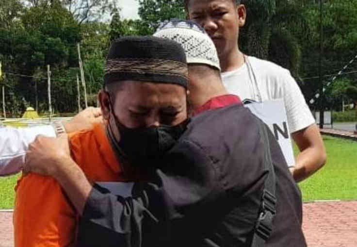 Isak Tangis Penyesalan Pembunuh Ibu Kandung di Bangka Tengah, Sopyan: Jamal Tetap Adik Saya