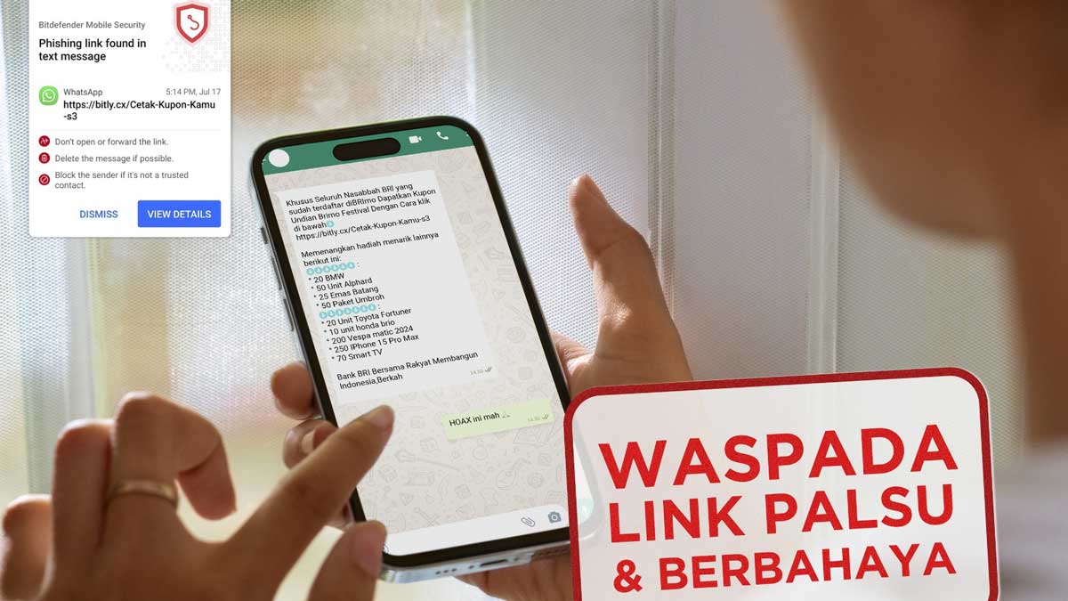 Waspada Link Palsu! BRI Ingatkan Modus Penipuan Digital Kian Marak, Kenali Cirinya