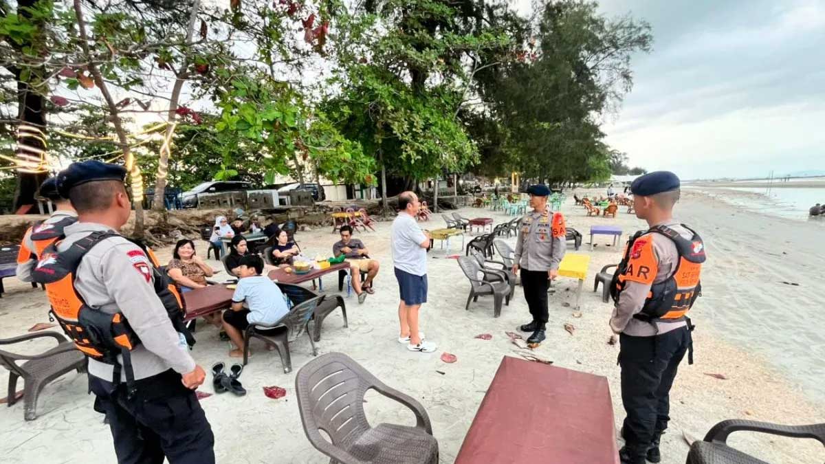 Libur Lebaran 2026, Polda Babel Kerahkan Ratusan Personel Amankan Tempat Wisata