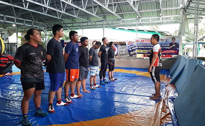 PGSI Belitung Persiapkan Atlet Gulat Hadapi Porprov Babel 2023