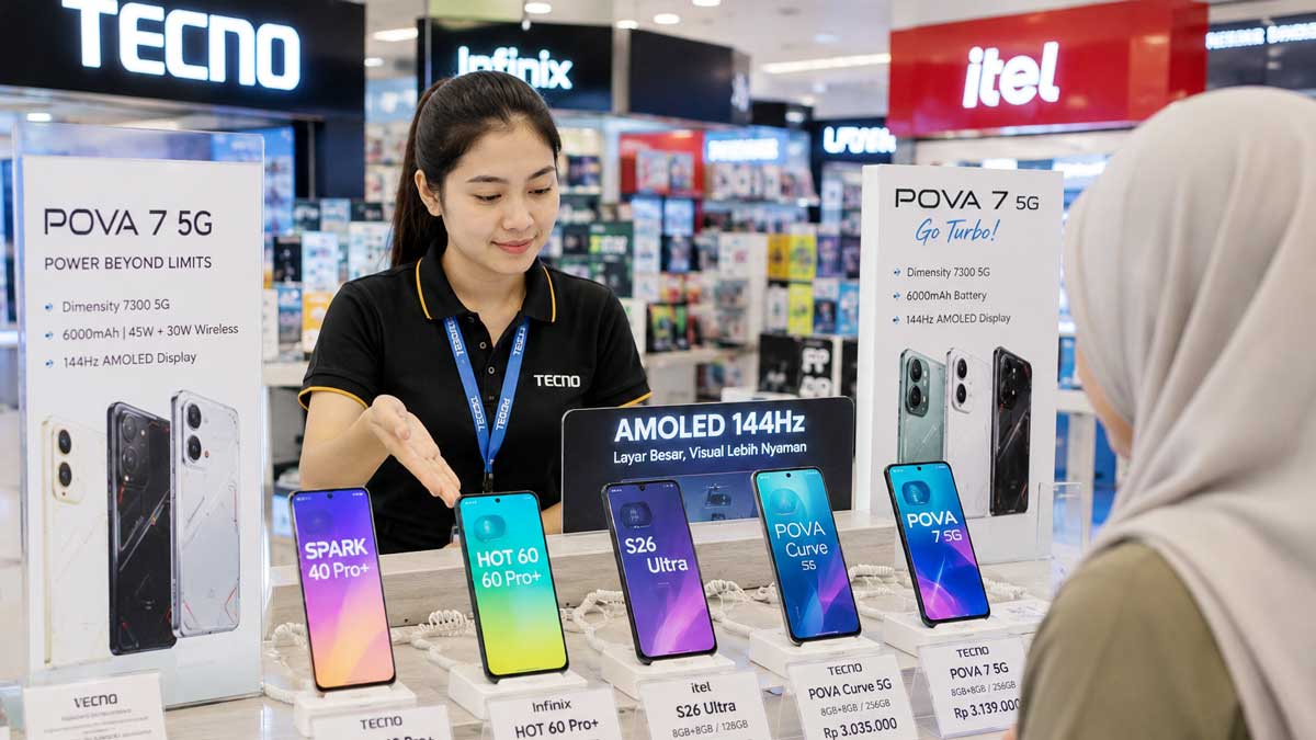 5 HP AMOLED Layar Besar Murah 2026, Refresh Rate hingga 144Hz Mulai 2 Jutaan