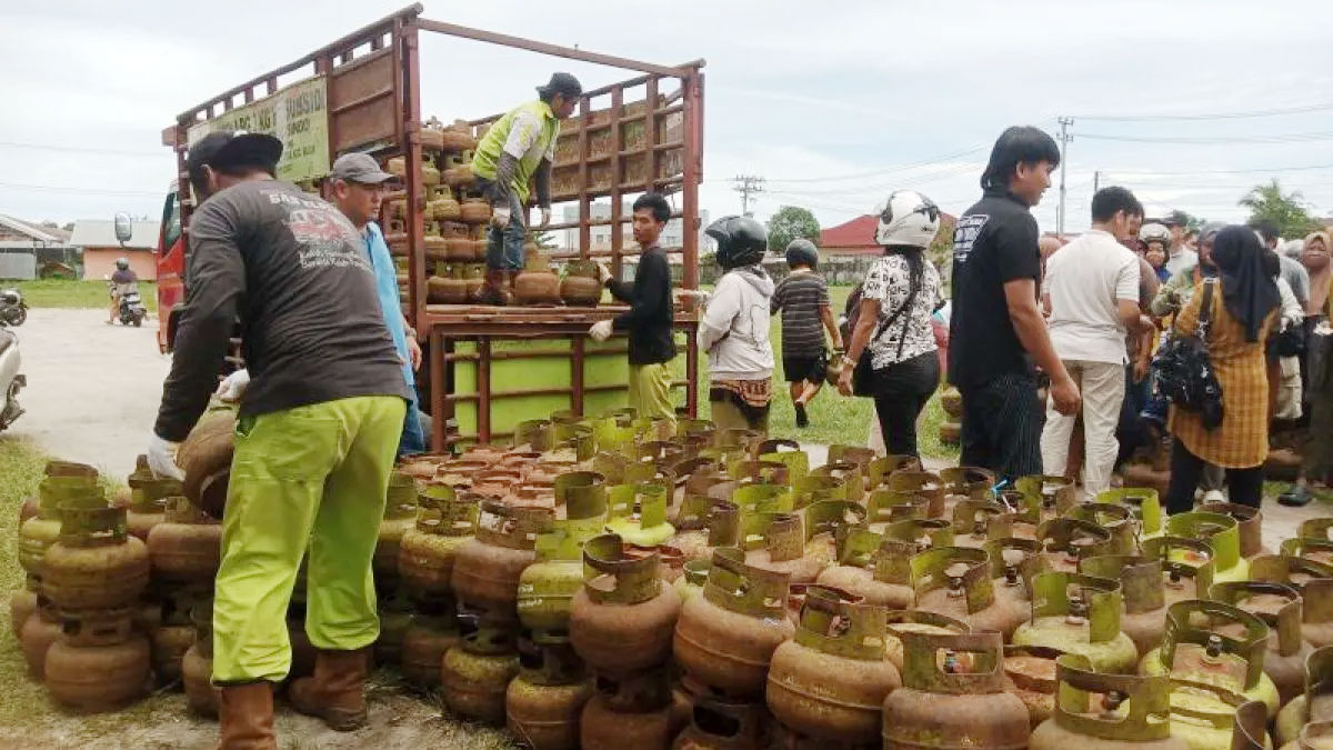 Wabup Belitung: Penyaluran LPG 3 Kg Harus Tepat Sasaran, Cabut Izin Pangkalan Nakal 