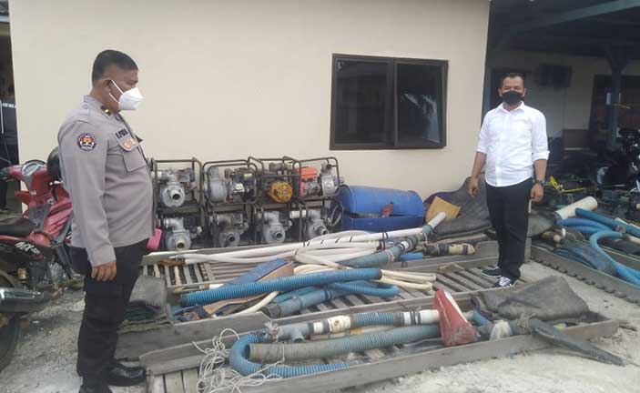 Operasi PETI 2022 di Belitung, 11 Penambang Jadi Tersangka 