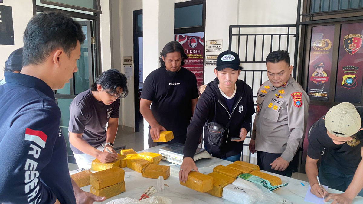 21 Kg Sabu Ditemukan Terapung di Laut Belitung, Ini Penjelasan Polda Babel