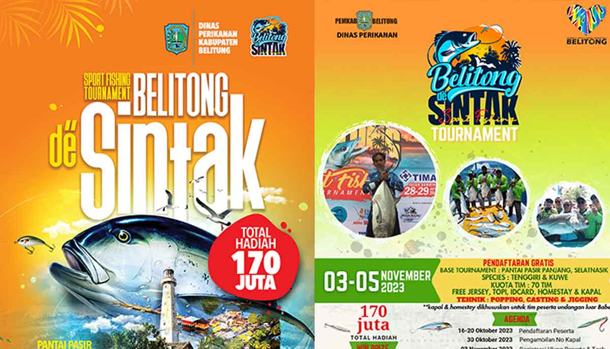 Turnamen Mancing 'Belitong de Sintak' Akan Kembali Digelar, Special Edition Sport Fishing 2023 