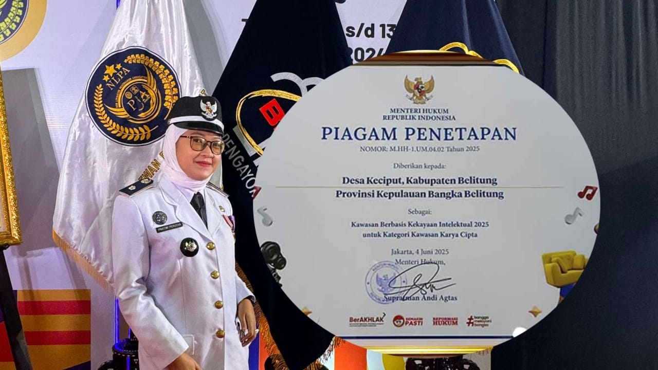 Desa Keciput Jadi Kawasan Berbasis Kekayaan Intelektual, Warisan Budaya Belitung Diakui Nasional