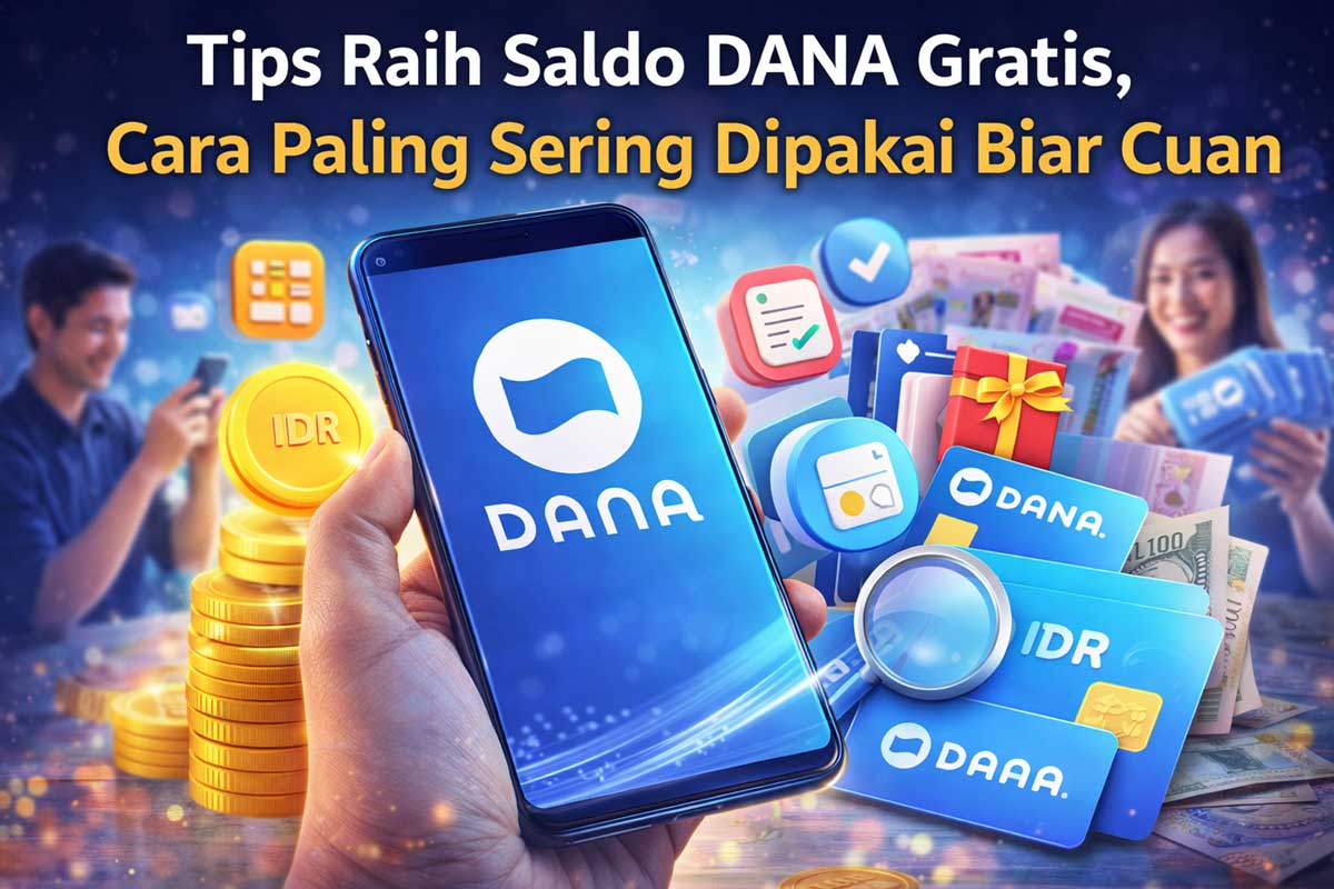 Tips Raih Saldo DANA Gratis, Cara Paling Sering Dipakai Biar Cuan
